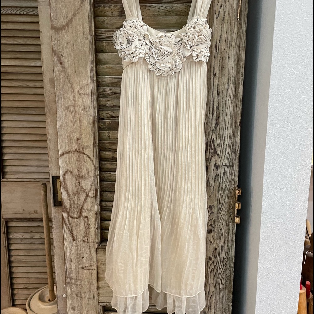 Pretty Angel Silk Dress - Size Large - NWOT - Very Feminine
